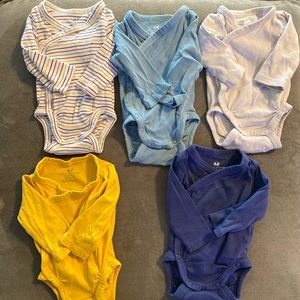 H&M onesies Organic cotton 0-1